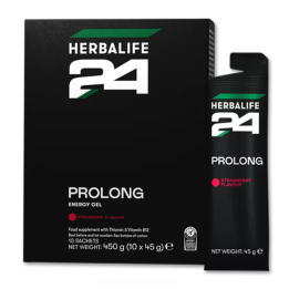 H24 Prolong Energy Gel - Strawberry flavour - 10 x 45g sachets
