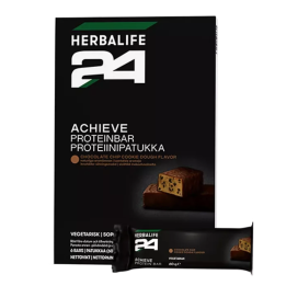 H24 Achieve Protein Bars - Chocolate Chip Cookie Dough Flavour - 6 per box