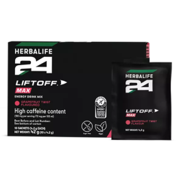 H24 LiftOff Max - Grapefruit Twist flavour (10 x 4.2g sachets)