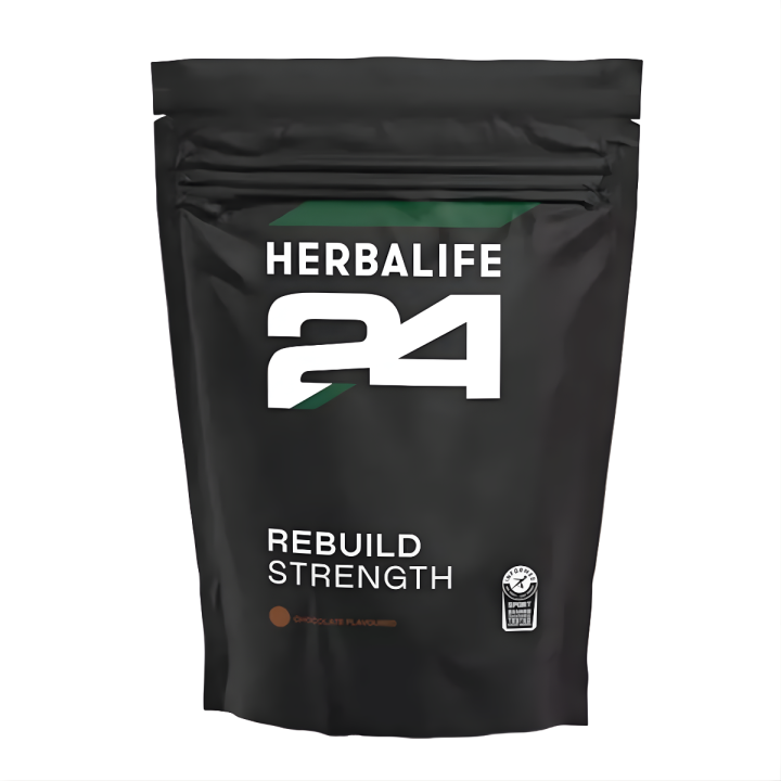 H24 Rebuild Strength - chocolate flavour - pouch 1000 g