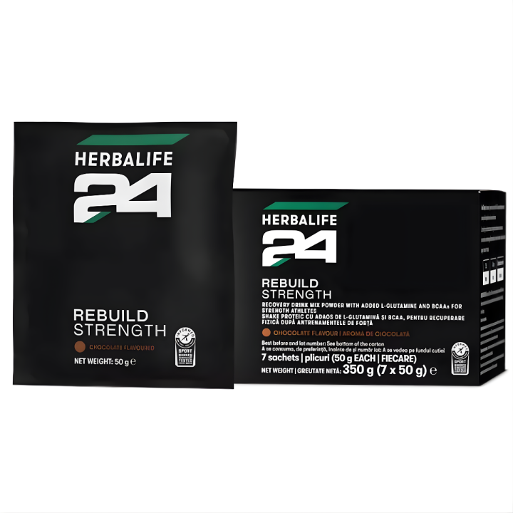 H24 Rebuild Strength - chocolate flavour - sachets 7x50 g